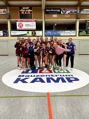 1. Damen: Mettingen schlägt Ibbenbüren überraschend im Pokalspiel (23.11.2025)